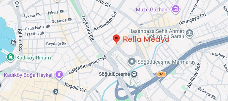 Ofis konumumuzun harita görünümü